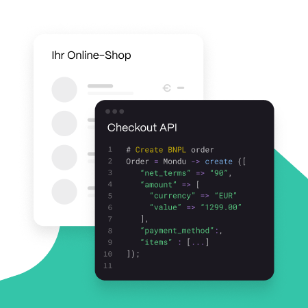 API for online stores