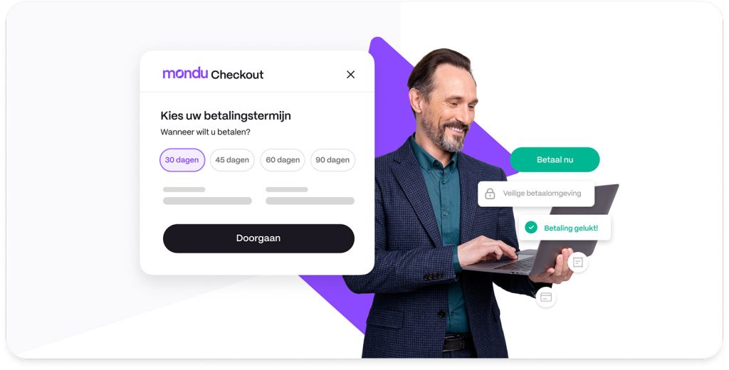 Kopers kiezen wanneer zij betalen: 30, 45, 60, 90 dagen Product image