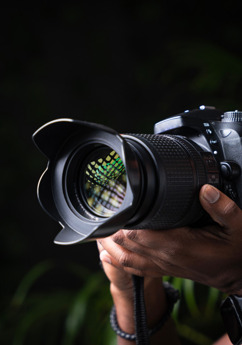 Camera close up