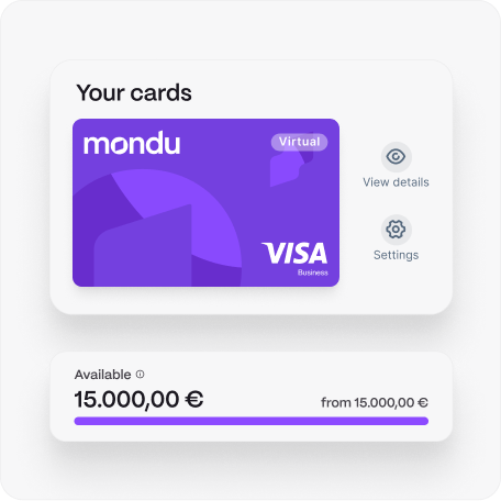 MonduCard available instantly