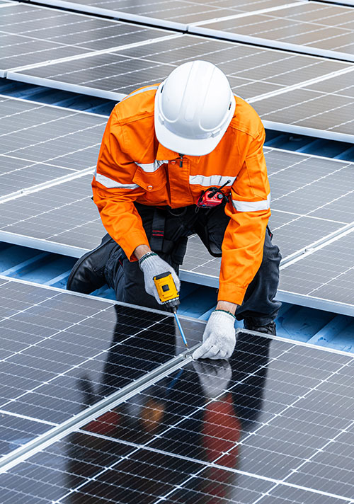Tepto case study image of technician