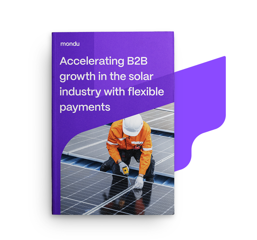 Solar industry case study graphic